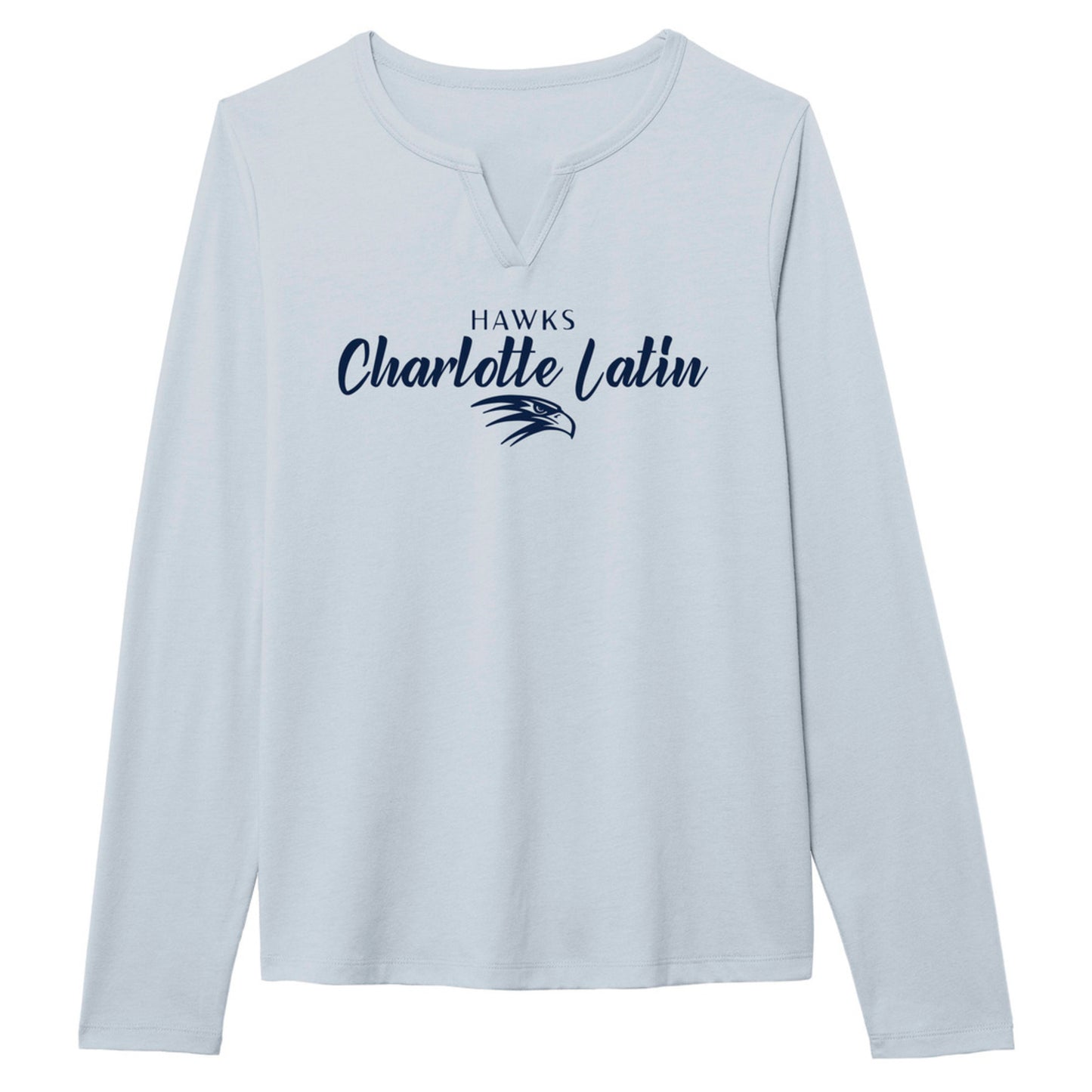Women's Long Sleeve Notch Tee