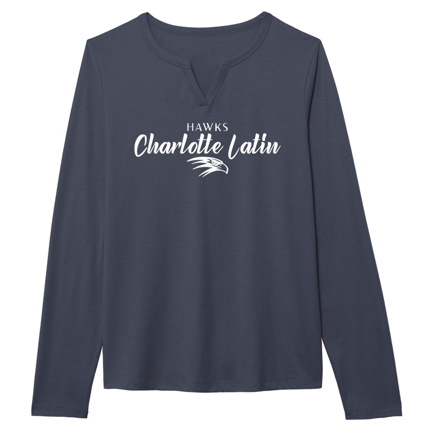 Women's Long Sleeve Notch Tee