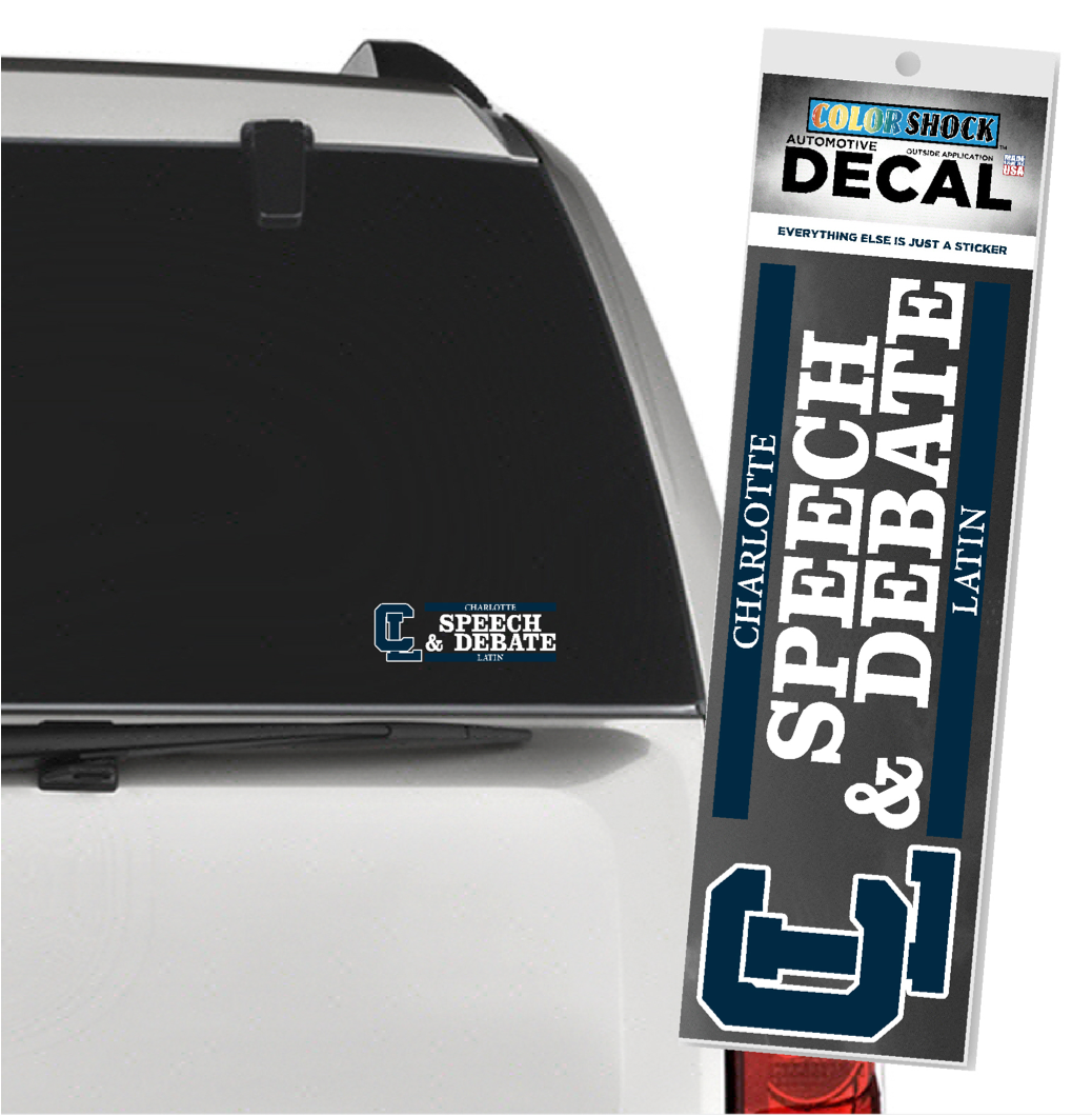 Vinyl Car Decal - Arts