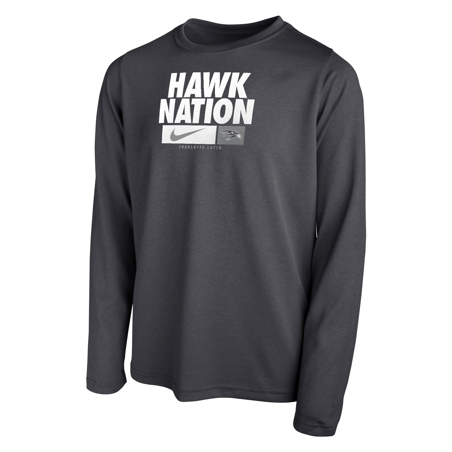 Youth Nike Legend LS Tee - Hawk Nation