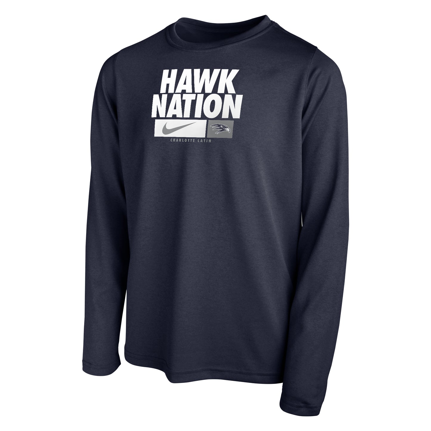 Youth Nike Legend LS Tee - Hawk Nation