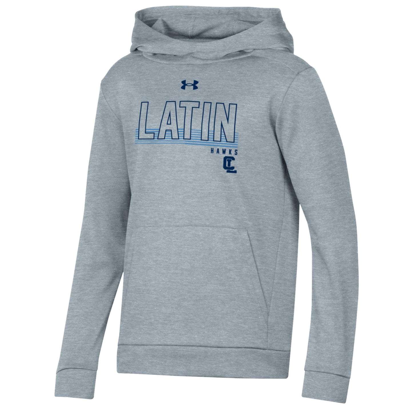 Youth UA Fleece Hood - Stripes