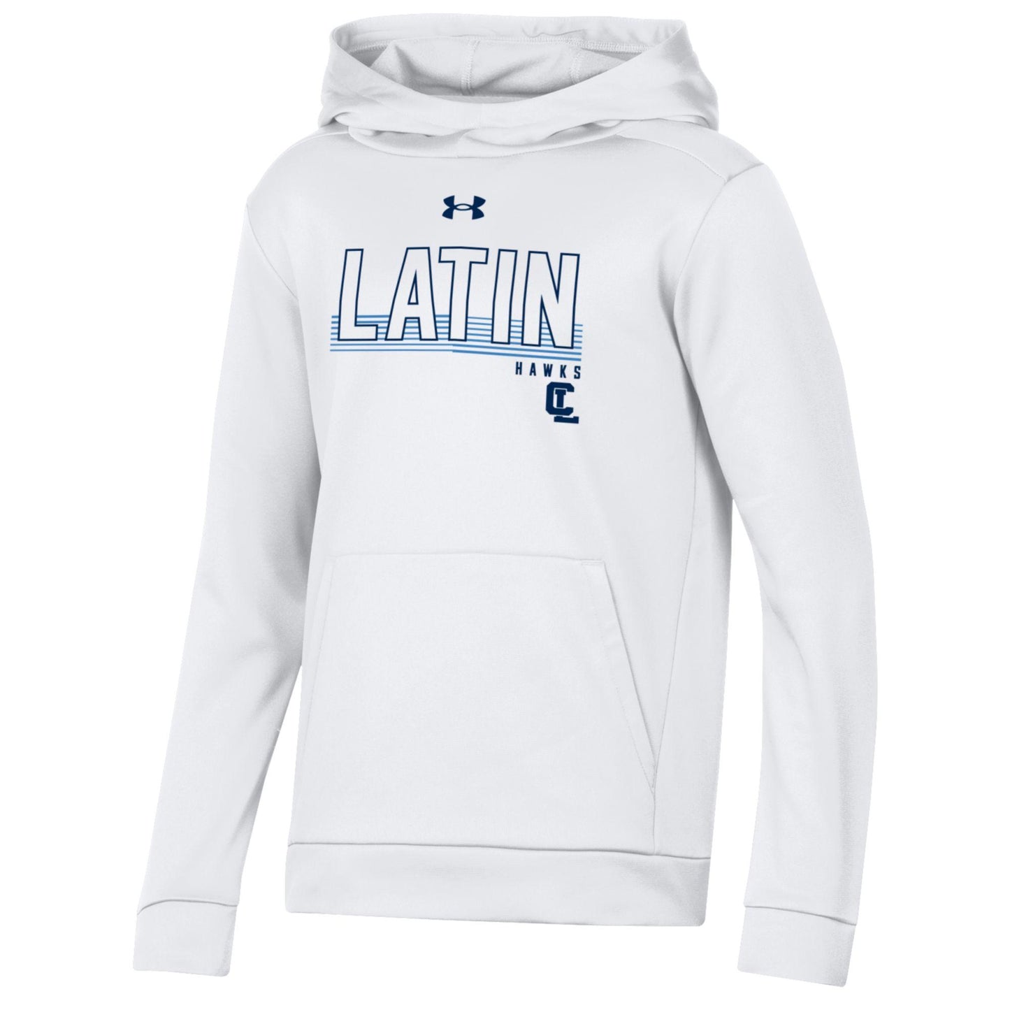 Youth UA Fleece Hood - Stripes