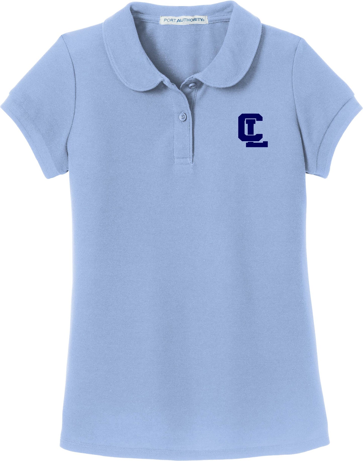 Girls Polo with Navy CL