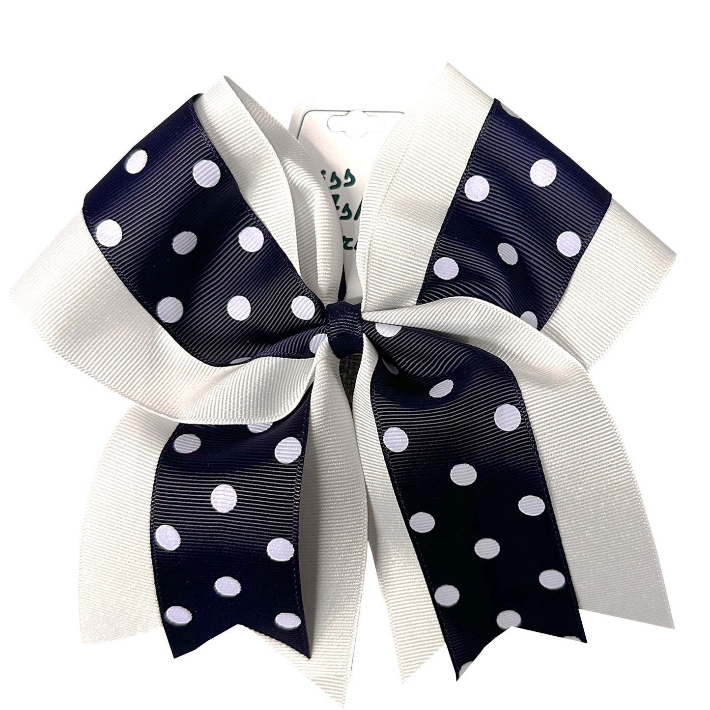 Polka Dot Ponytail Bow