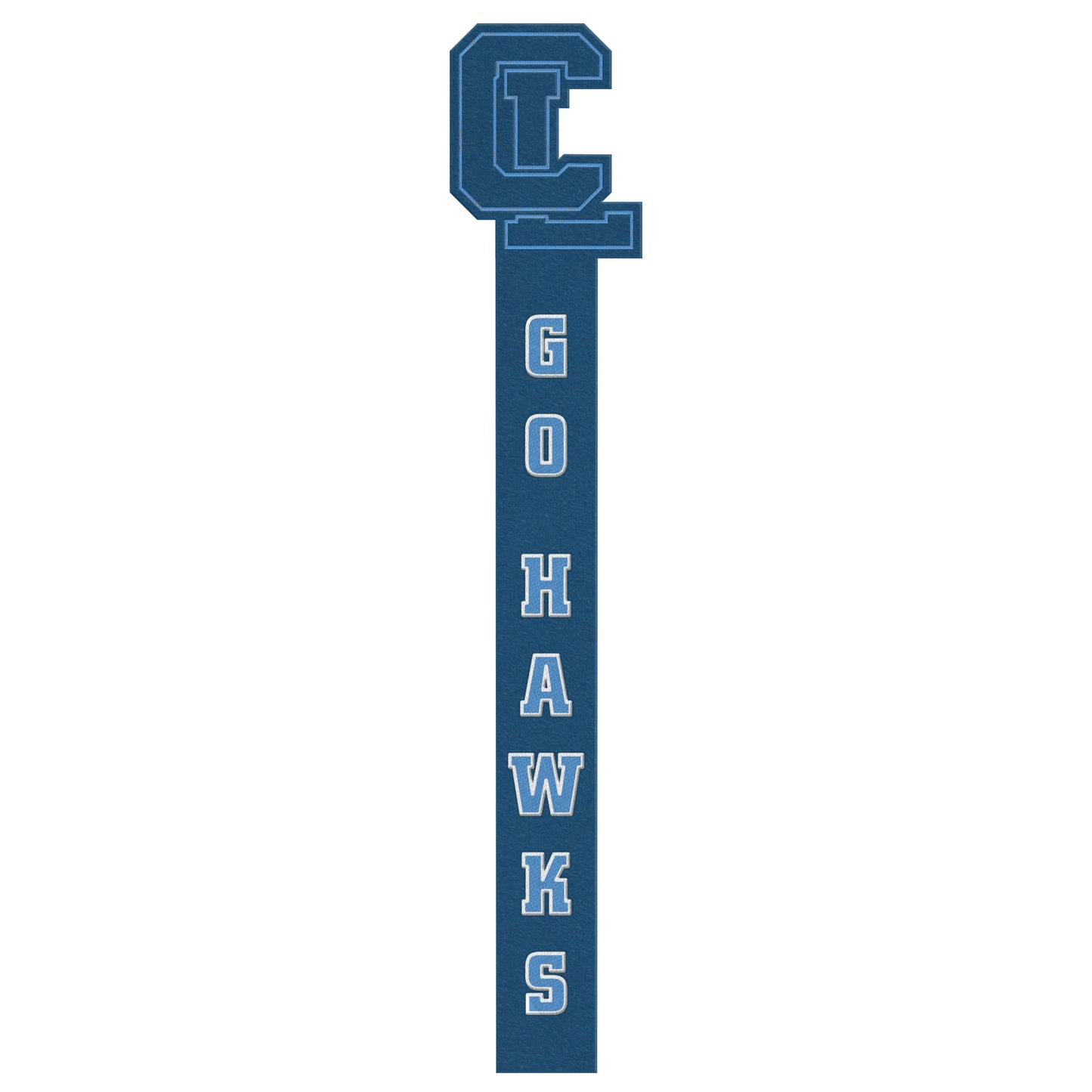 Latin Embroidered Bookmark