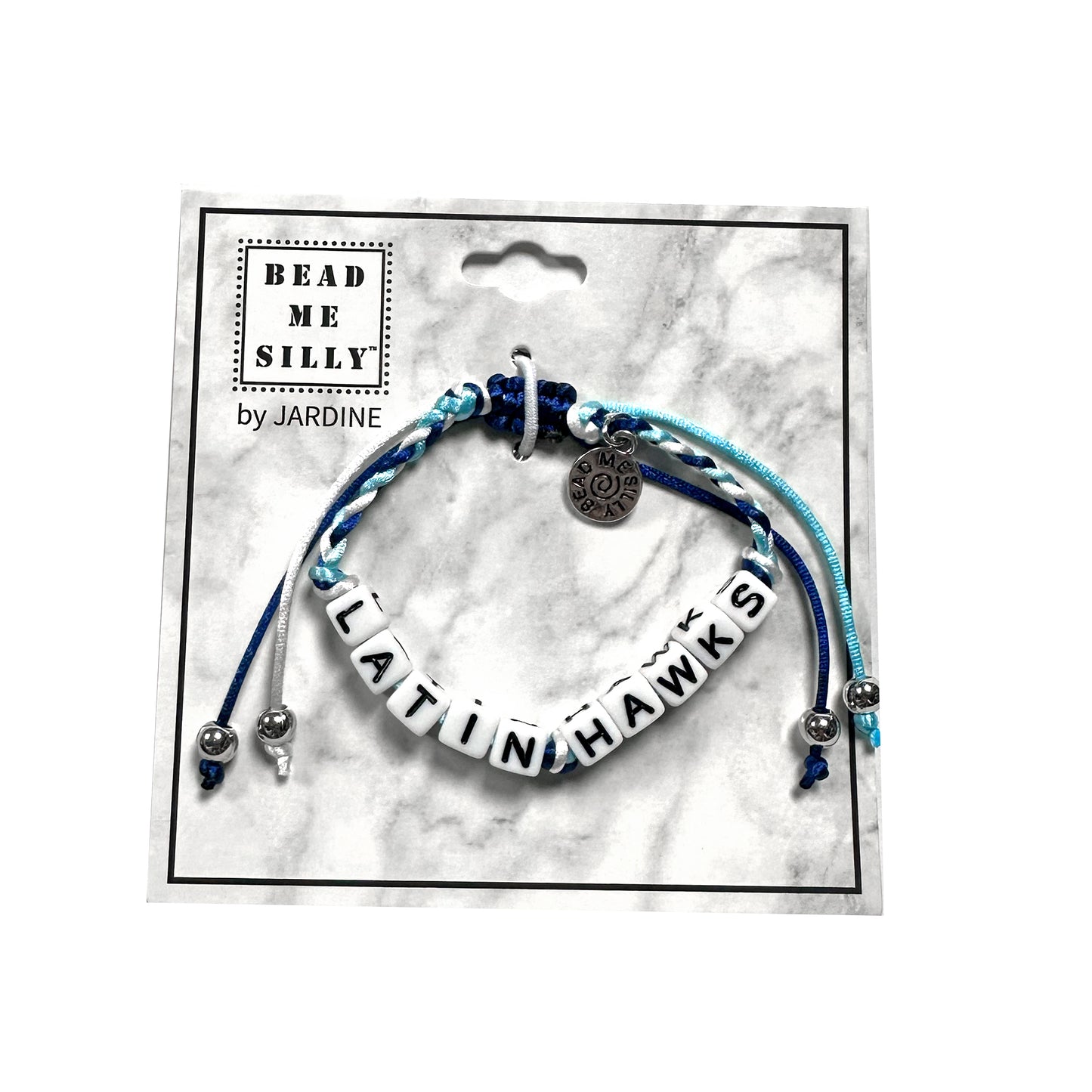 Braided Latin Hawks Bracelet