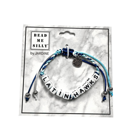 Braided Latin Hawks Bracelet