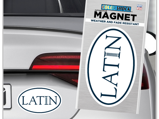 Oval LATIN Magnet