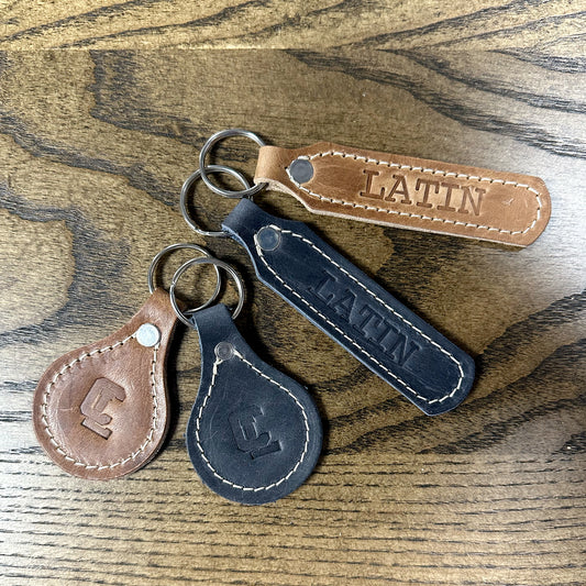 Page & Proper Leather Keychains