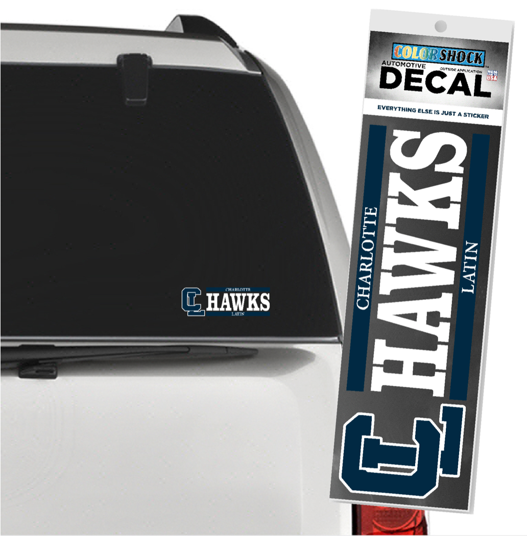 Vinyl Car Decal - HAWKS