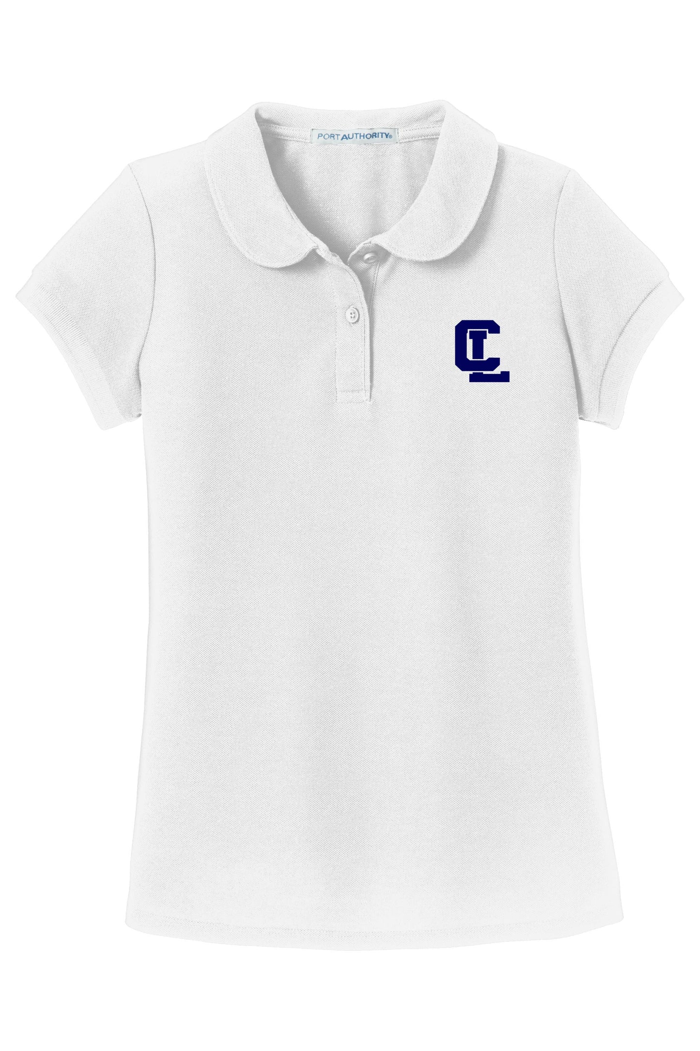 Girls Polo with Navy CL
