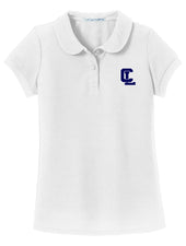 Girls Polo with Navy CL