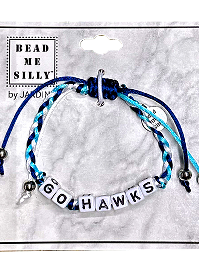Beaded Bracelet - Go Hawks